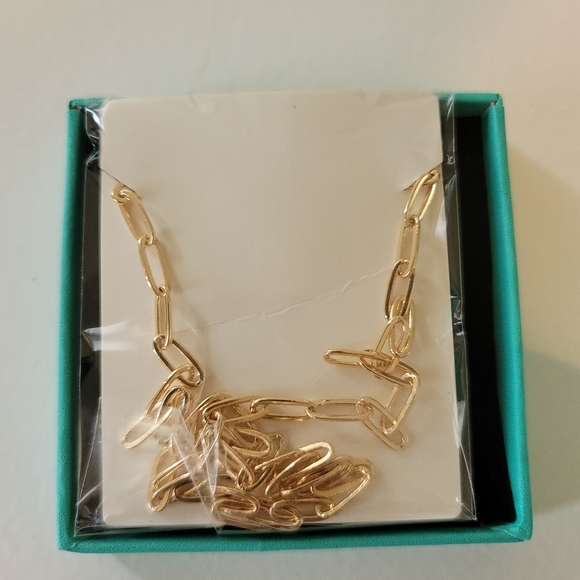 💞GIFTHALL DAINTY FAUX LOCK NECKLACES FOR WOMEN | GOLD PLATED CHOKER - Picture 4 of 5